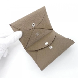 【Sản phẩm chưa sử dụng】Ví tiền Hermes Calvi Duo 083035CK 621206