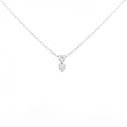 K18WG Dây chuyền kim cương 0.078CT - Hàng hiệu Chính hãng