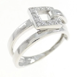 Nhẫn kim cương 750WG 0.08CT