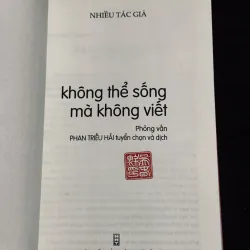 Không thể sống mà không viết 991075