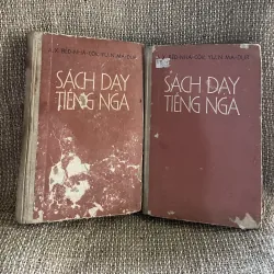 Sách dạy tiếng Nga 2 tập , in tại Nga; khổ lớn; khoảng 900 trang 