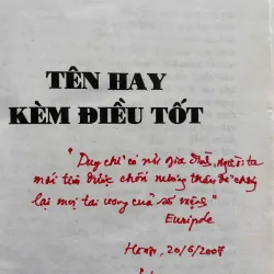 TÊN HAY KÈM ĐIỀU TỐT 759825