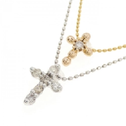 Dây chuyền kim cương K18YG/K18WG 0.20CT - Hàng hiệu Chính hãng 862977