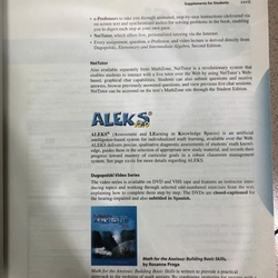 ALGEBRA ( Elementary and Intermediate) - Dugopolski 455776