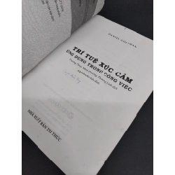 Trí tuệ xúc cảm ứng dụng trong công việc mới 80% ố bẩn, rách gáy 2007 HCM2811 Daniel Goleman KỸ NĂNG 338840