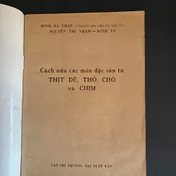 Cách nấu các món đặc sản từ thịt DÊ, THỎ, CHÓ và CHIM 1027675