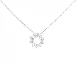 K18WG Dây chuyền kim cương 0.50CT - Hàng hiệu Chính hãng