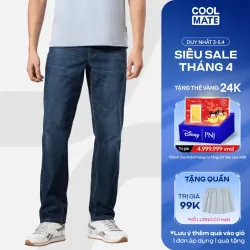 Quần Jeans Nam Coolmate Light Blue sz 29 còn mới 1002229