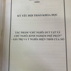 Tác phẩm chủ nghĩa duy vật và chủ nghĩa kinh nghiệm phê phán  290524