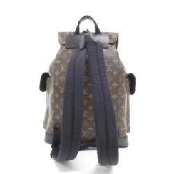 Ba lô Louis Vuitton Monogram Macassar Christopher MM M43735 610140