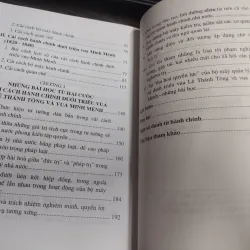 Sách: Những bài học từ hai cuộc cải cách HC triều vua Lê Thánh Tông và Vua Minh Mệnh A2 577467
