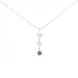 K14WG/K10WG Đá Garnet Dây Chuyền - Hàng hiệu Chính hãng