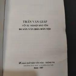 Trần Văn Giáp với sự nghiệp bảo tồn văn hóa dân tộc  1001310