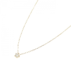 K18YG Solitaire Dây chuyền kim cương 0.11CT - Hàng hiệu Chính hãng 860536