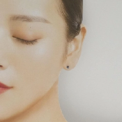 K18WG Garnet Bông tai - Hàng hiệu Chính hãng 866610