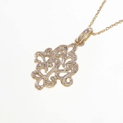 K18YG Dây chuyền kim cương 0.05CT - Hàng hiệu Chính hãng 860989