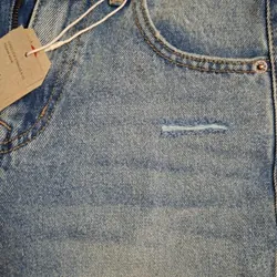 Jean Levis ống suông rách nguyên tag túi zip, bò mềm siêu vip 700689