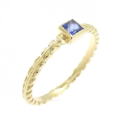 Nhẫn Sapphire K18YG 0.156CT - Hàng hiệu Chính hãng
