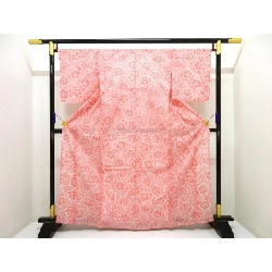 Yukata nữ, xử lý shibori, kích thước F - Hàng hiệu Authentic