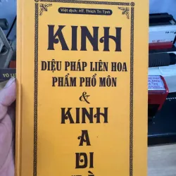SÁCH KINH DIỆU PHÁP LIÊN HOA PHẨM PHỔ MÔN VÀ KINH A DI ĐÀ  30K
