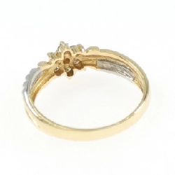 Nhẫn kim cương hoa K18YG/PT900 0.23CT - Hàng hiệu Authentic 854628