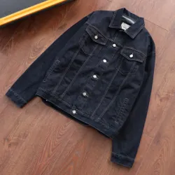 Áo khoác jean icondenim màu đen xanh size S 973464