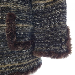 CHANEL P26746V17014 05A. Áo khoác không cổ - Hàng hiệu Chính hãng 822464