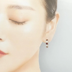 K18YG Garnet Bông tai - Hàng hiệu Chính hãng 874541