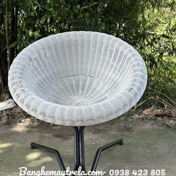 Ghế ban công mây nhựa đan kín 476410