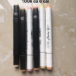 6 loại màu bút Marker 