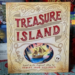 Sách tranh Treasure Island, Used, 90%, Picture Book For Kids