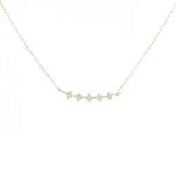 K10YG Dây chuyền kim cương 0.05CT - Hàng hiệu Authentic