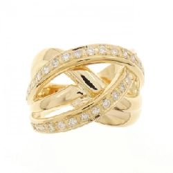 Nhẫn kim cương K18YG 0.38CT 670931