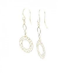 K18YG Bông tai - Hàng hiệu Authentic 871188