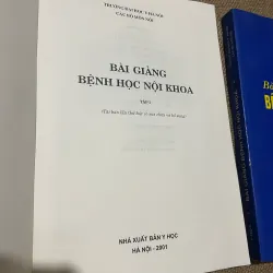BÀI GIẢNG BỆNH HỌC NỘI KHOA TẬP 1 & 2, SÁCH Y, KHỔ LỚN 569804