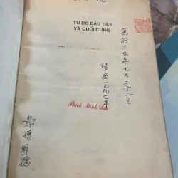 TỰ DO ĐẦU TIÊN & CUỐI CÙNG - KRISHNAMURTI  1027399
