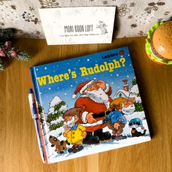 Sách tranh tiếng anh Where's Rudolph?, Used, Bìa cứng