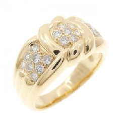 Nhẫn kim cương 750YG 0.46CT - Hàng hiệu Authentic