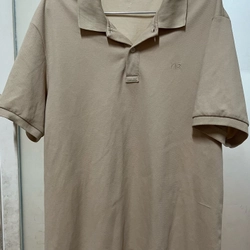 Combo 2 áo polo Thái màu xanh & màu nâu tặng kèm màu kem. 502139