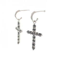 K18WG Bông tai kim cương chéo 1.00CT - Hàng hiệu chính hãng 870052