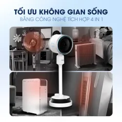 Quạt điều hòa thông minh KSA369 KALITE màu trắng chính hãng mới 100% 572026