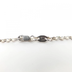 Vòng cổ CHROME HEARTS ROLL CHAIN I20 205014937SLVI20001 - Hàng hiệu Chính hãng 901103