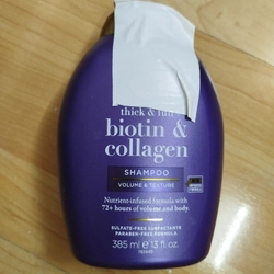 [Hàng xách tay Mỹ] Dầu Gội + Xả OGX Thick & Full Bổ Sung Biotin Collagen 