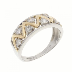 Nhẫn kim cương PT900/K18YG 0.50CT