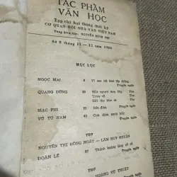 Tạp chí Tác phẩm Văn học - 1988 760442