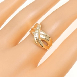 Nhẫn kim cương K18YG 0.05CT 669119