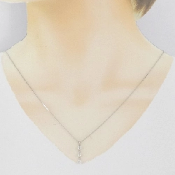 K18WG Dây chuyền kim cương ba viên 0.50CT - Hàng hiệu Chính hãng 861352