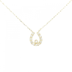 K18YG Dây chuyền kim cương 0.10CT - Hàng hiệu Chính hãng