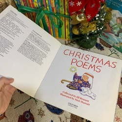 Sách tranh Christmas Poems, bản 1999 Used, 70%, Picture Book For Kids, Quà tặng Mori 338609
