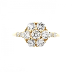 Nhẫn kim cương 750YG hoa 0.75CT - Hàng hiệu Authentic 852209